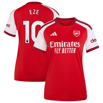 Eberechi Eze Arsenal adidas Women's 2026/27 Home Home Replica Jersey - Red