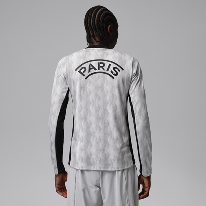 Paris Saint-Germain Jordan Brand Men's Long Sleeve Pre-Match Dri-FIT Top - Black