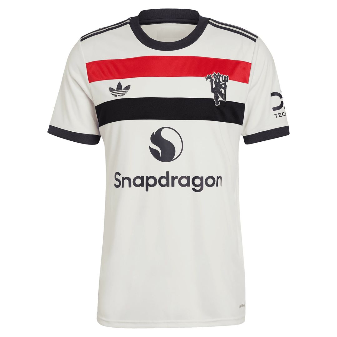 Manchester United adidas Originals  2024/25 Third Custom Replica Jersey - Cream