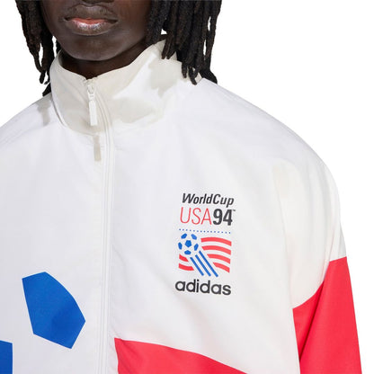 USMNT adidas 1994 World Cup Full-Zip Woven Track Jacket - White