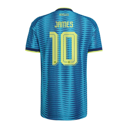 James Rodríguez Colombia National Team adidas 2026 Away On-Field Authentic Jersey - Turquoise