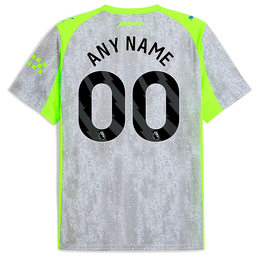Manchester City Puma 2025/26 Third Replica Custom Jersey - Green/Neon Green