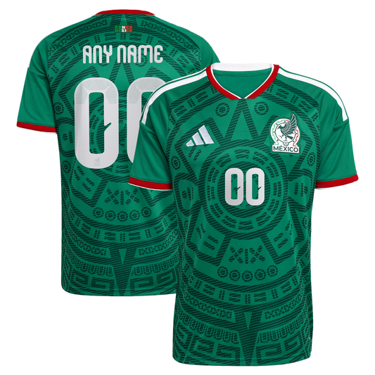 Mexico National Team adidas 2026 Home Replica Custom Jersey - Green
