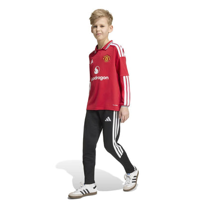 Manchester United adidas Youth 2026/27 Home Replica Long Sleeve Jersey - Red