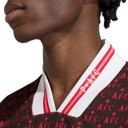 Arsenal x Places+Faces adidas Lifestyler Long Sleeve Fashion Jersey - Black