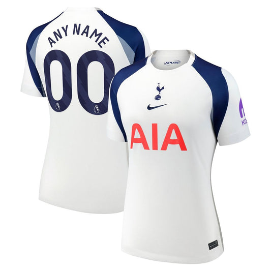 Tottenham Hotspur Nike Women's 2025/26 Home Replica Custom Jersey - White