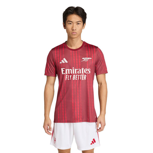 Arsenal adidas 2025/26 Pre-Match Training Jersey - Red