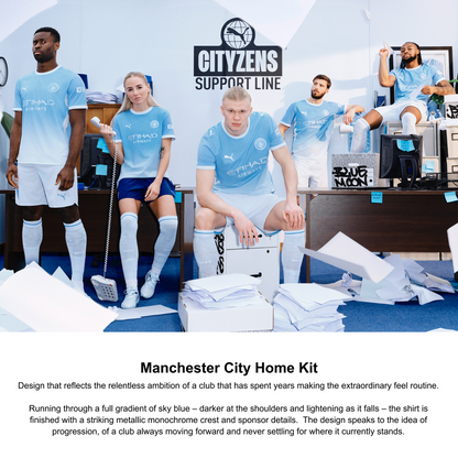 Manchester City Puma 2026/27 Home On-Field Authentic Jersey - Light Blue