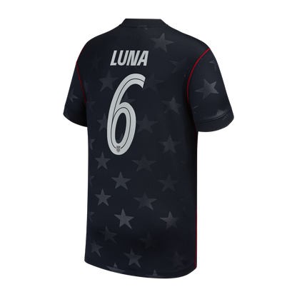 Diego Luna USMNT Nike Youth 2026/27 Away Stadium Replica Jersey - Blue
