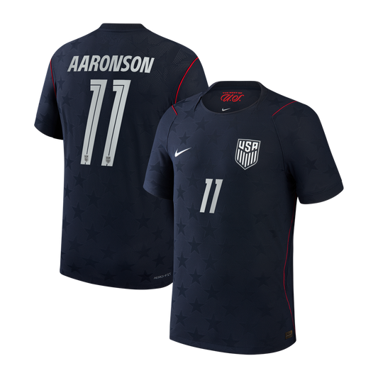 Brenden Aaronson USMNT Nike 2026/27 Away Match Authentic Jersey - Blue