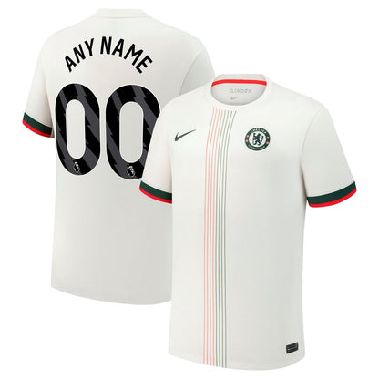 Chelsea Nike 2025/26 Away Replica Custom Jersey - Cream