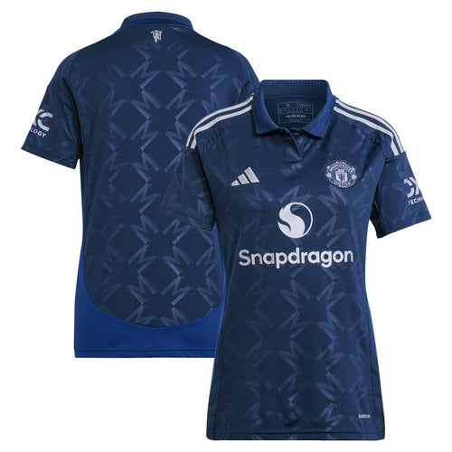 Manchester United adidas Women's 2024/25 Away Replica Jersey - Navy