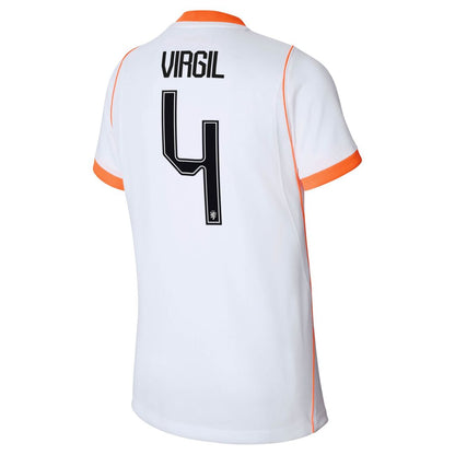Virgil van Dijk Netherlands National Team Nike Youth 2026 Away Stadium Replica Jersey - White