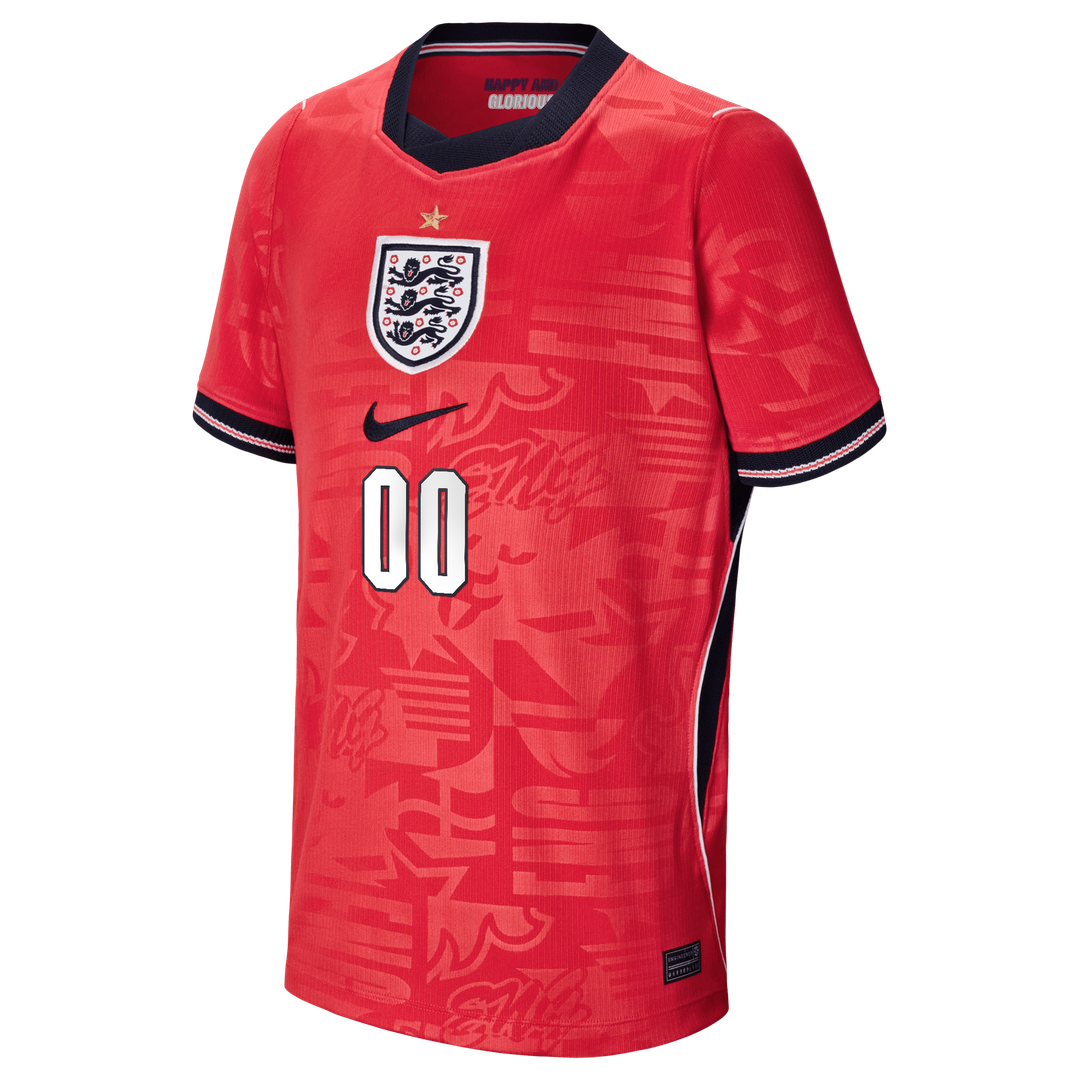 England National Team Nike Youth 2026 Home Stadium Replica Custom Jersey - White