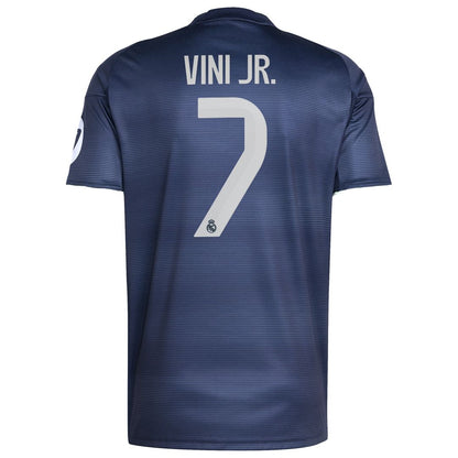 Vini Jr. Real Madrid adidas 2025/26 Away Replica Player Jersey - Blue
