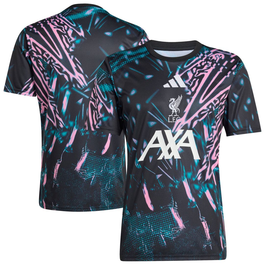 Liverpool adidas 2025/26 Pre-Match Training Jersey - Black