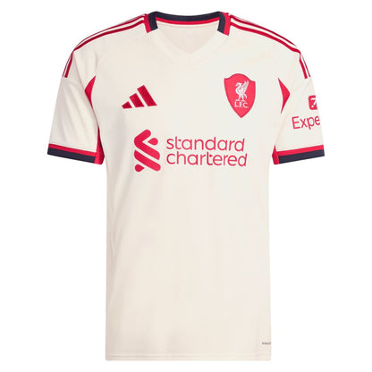 Liverpool adidas 2025/26 Away Replica Jersey - White