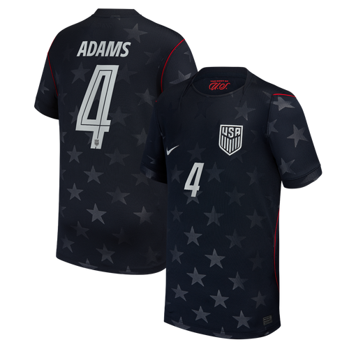 Tyler Adams USMNT Nike Youth 2026 Away Stadium Replica Jersey - Blue