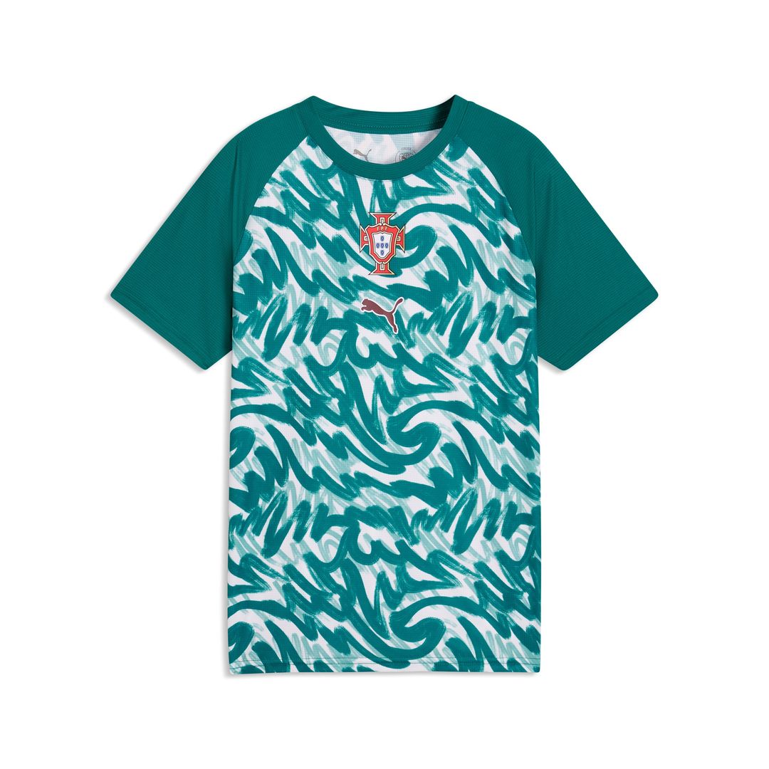 Portugal National Team Puma Youth Pre-Match Jersey - Red