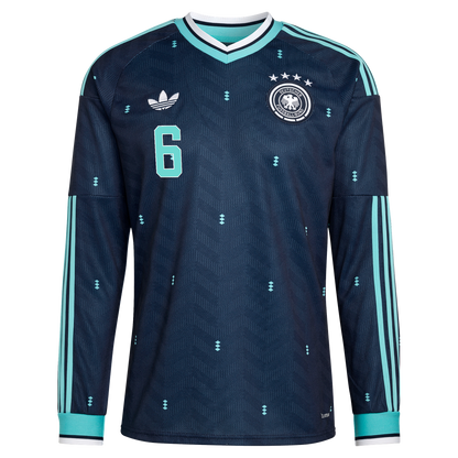 Joshua Kimmich Germany National Team adidas 2026 Away Replica Long Sleeve Jersey - Navy