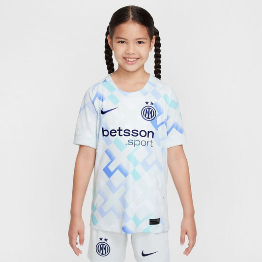 Inter Milan Nike Youth 2025/26 Away Replica Jersey - Aqua