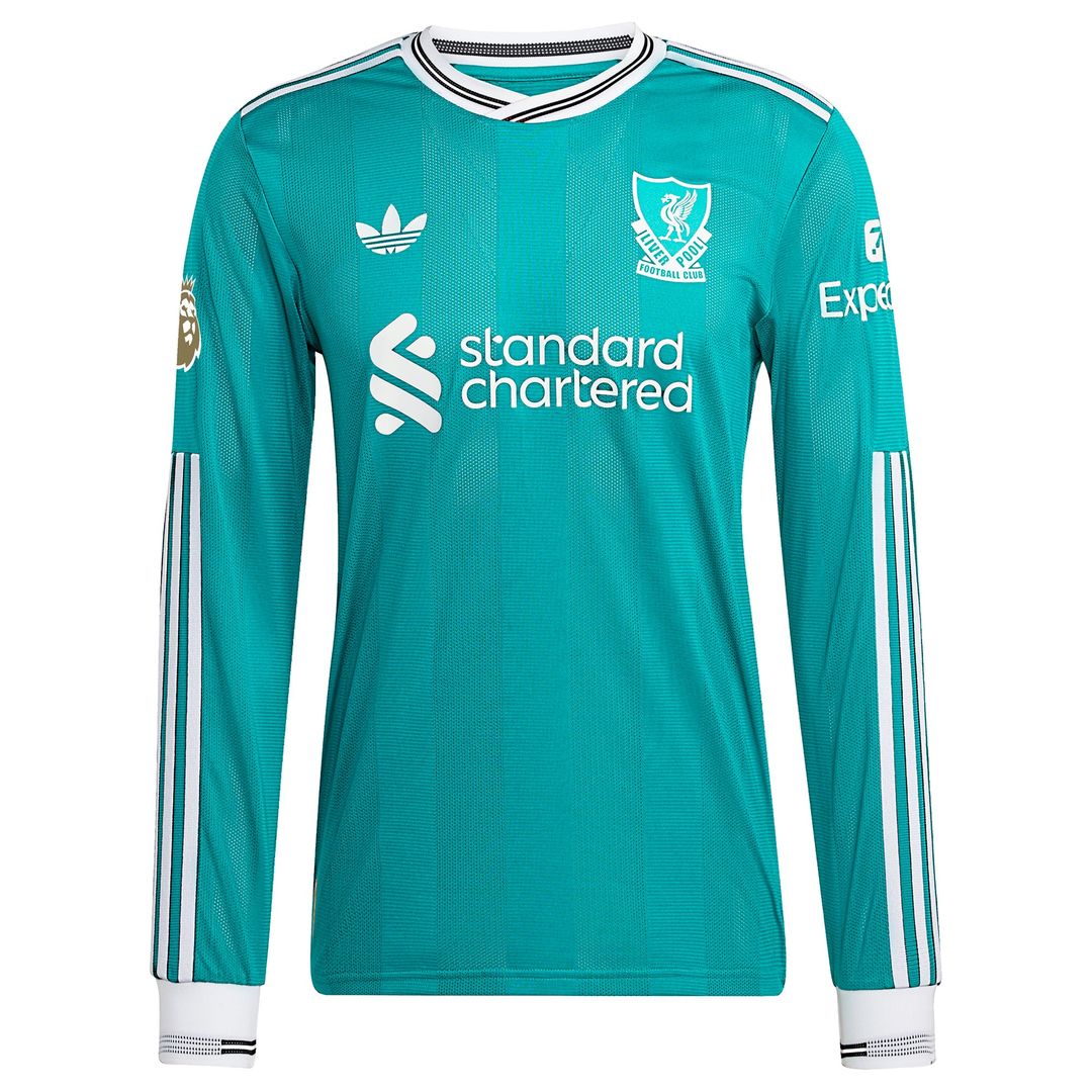 Alexander Isak Liverpool adidas 2025/26 Third Authentic Long Sleeve Player Jersey - Green