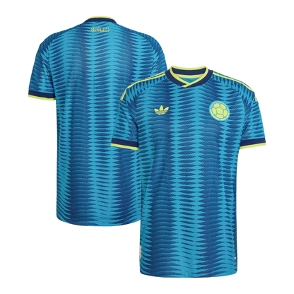 Colombia National Team adidas 2026 Away On-Field Authentic Jersey - Turquoise