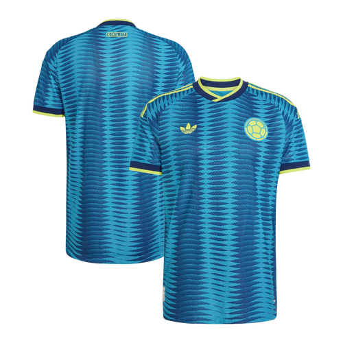 Colombia National Team adidas 2026 Away On-Field Authentic Jersey - Turquoise