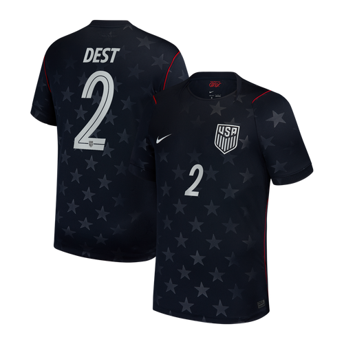 Sergiño Dest USMNT Nike 2026/27 Away Stadium Replica Jersey - Blue