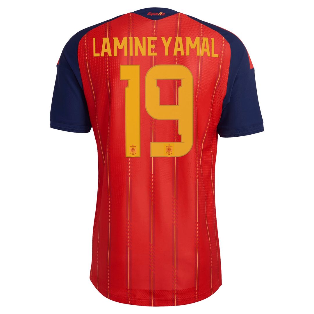 Lamine Yamal Spain National Team adidas 2026 Home Authentic Jersey - Red