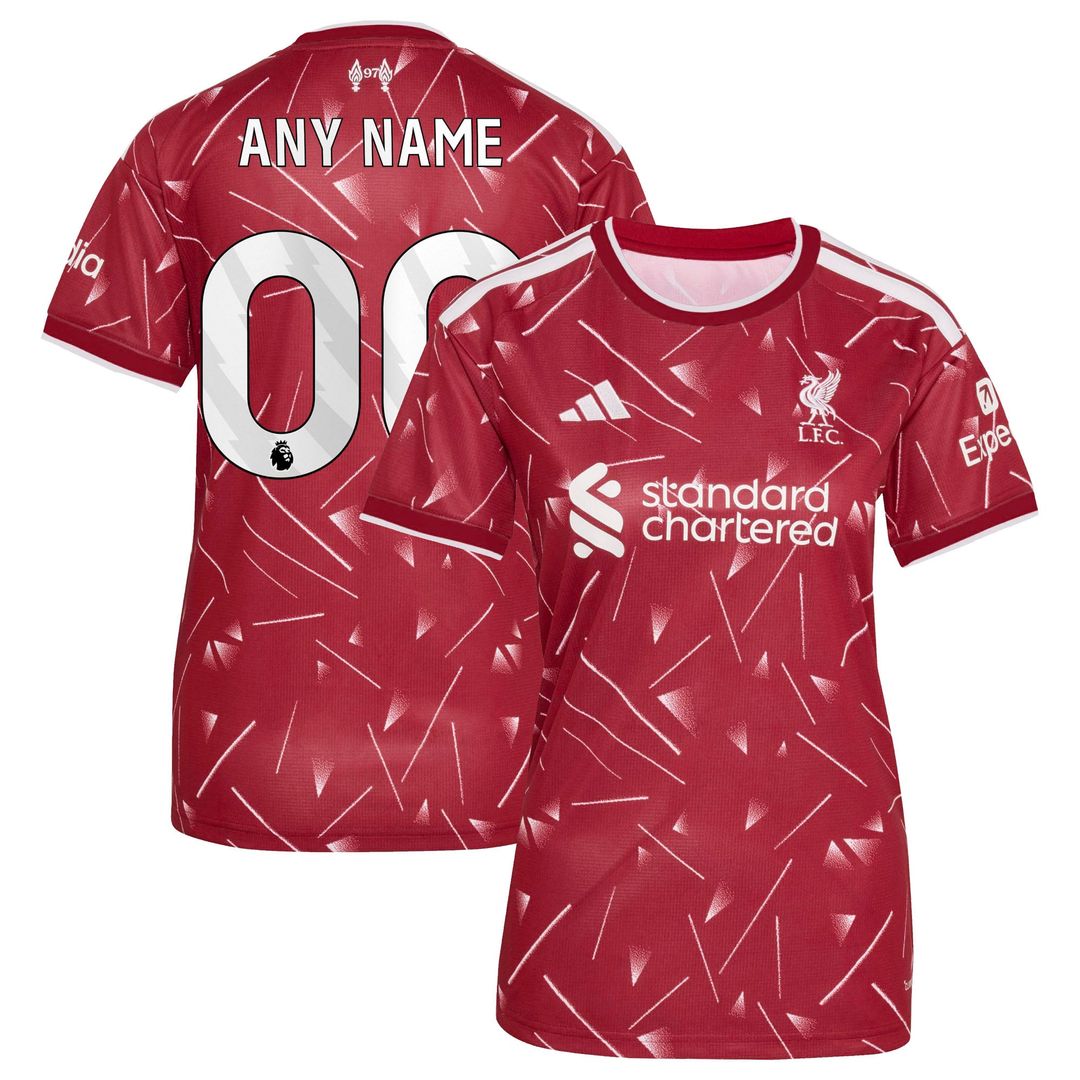 Liverpool adidas Women's 2026/27 Home Replica Custom Jersey - Red