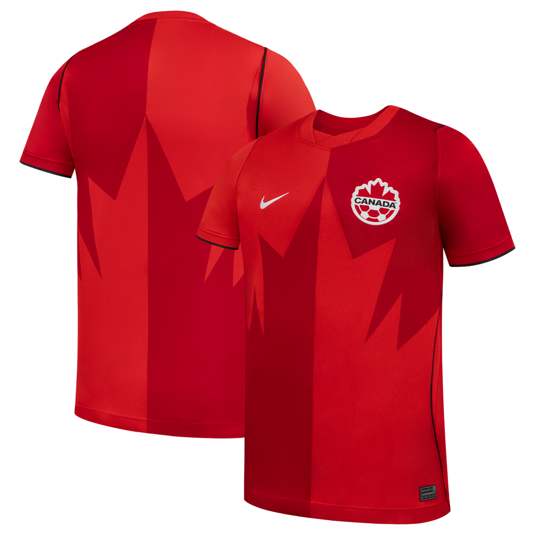 Canada Soccer Nike Youth 2026 Home Stadium Replica Jersey - Red