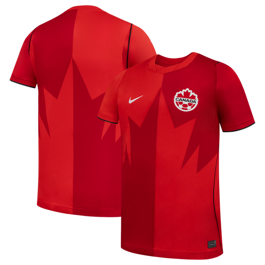 Canada Soccer Nike Youth 2026 Home Stadium Replica Jersey - Red
