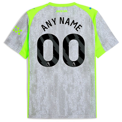 Manchester City Puma 2025/26 Third Replica Custom Jersey - Green/Neon Green