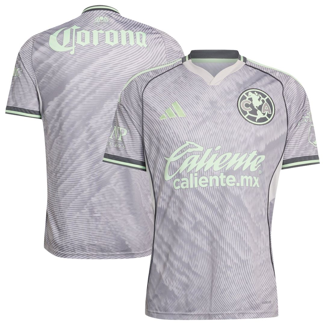 Club America adidas 2025/26 Third Replica Jersey - Gray