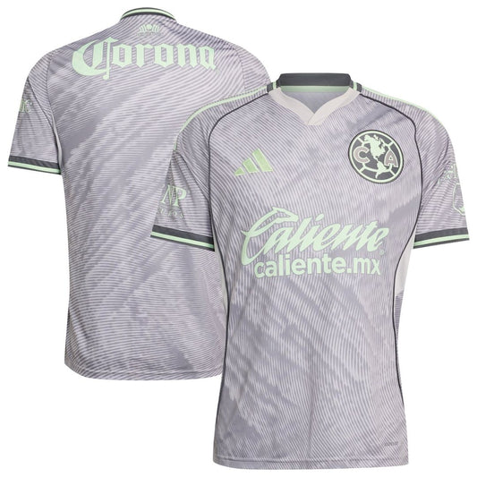 Club America adidas 2025/26 Third Replica Jersey - Gray