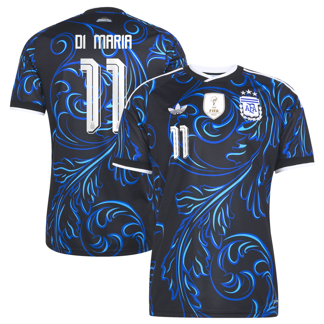 Angel Di Maria Argentina National Team adidas 2026 Away Replica Jersey - Black