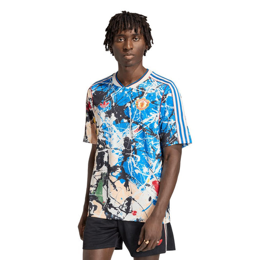 Manchester United X Stone Roses adidas Replica Jersey - Blue