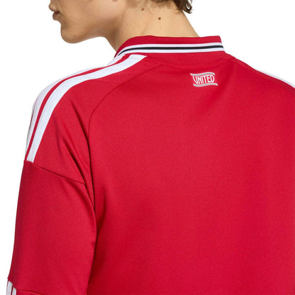 Manchester United adidas 2026/27 Home Replica Long Sleeve Jersey - Red
