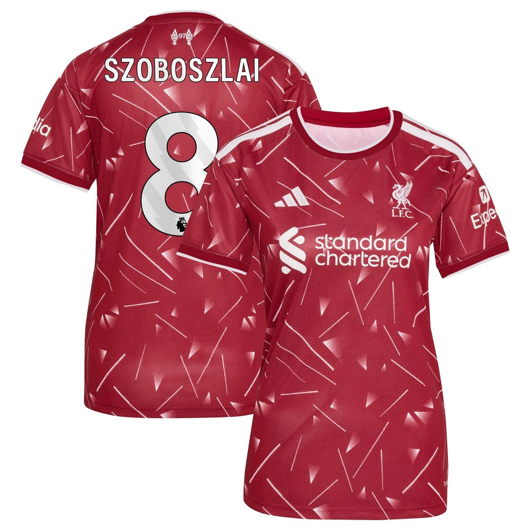 Dominik Szoboszlai Liverpool adidas Women's 2026/27 Home Replica Jersey - Red