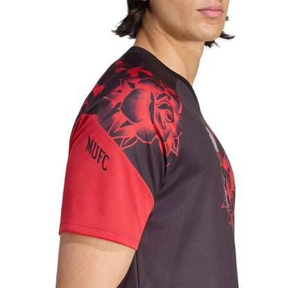 Manchester United adidas Home 2026/27 Pre-Match Top - Black