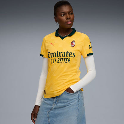 AC Milan Puma Women's 2025/26 Third Replica Jersey - Yellow