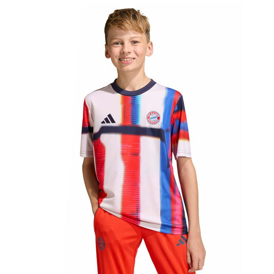 Bayern Munich adidas Youth 2025/26 Pre-Match Training Jersey - Navy