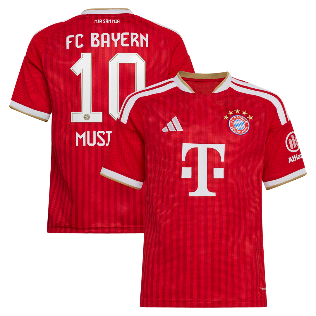 Jamal Musiala Bayern Munich adidas Youth 2026/27 Home Replica Jersey - Red
