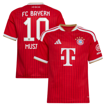 Jamal Musiala Bayern Munich adidas Youth 2026/27 Home Replica Jersey - Red