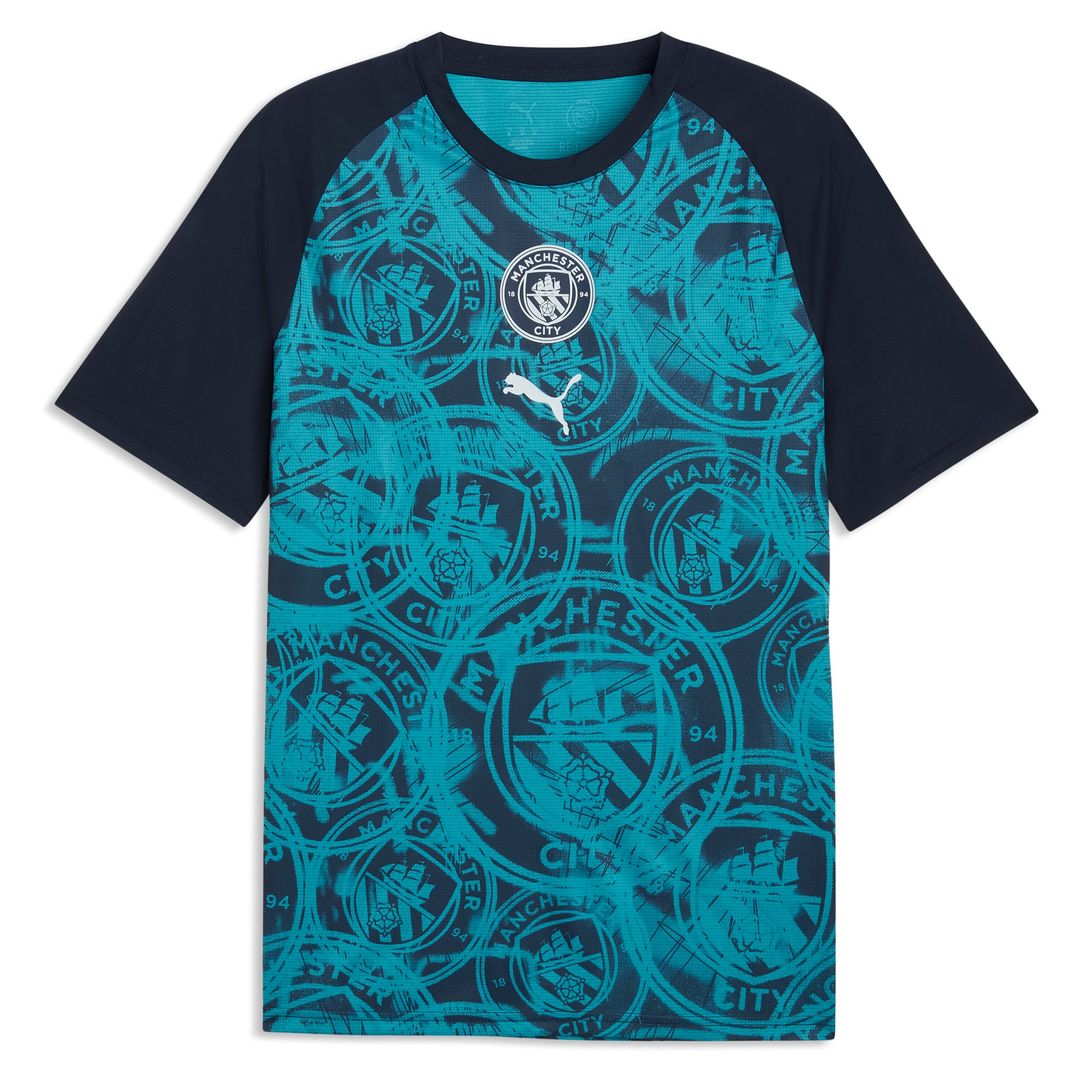 Manchester City Puma 2026/27 Pre-Match Top - Navy