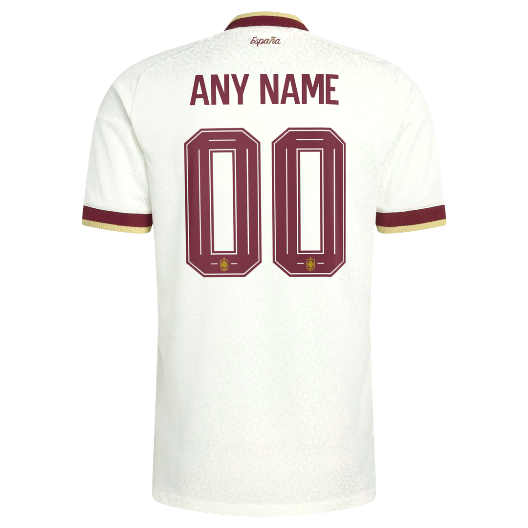 Spain National Team adidas 2026 Home On-Field Authentic Custom Jersey - Red