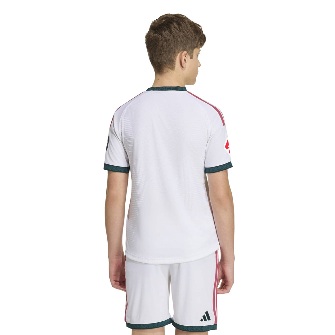 Real Madrid adidas Youth 2026/27 Home On-Field Authentic Patch Jersey - White