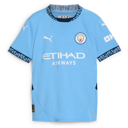 Kevin De Bruyne Manchester City Puma Youth 2024/25 Fourth Replica Player Jersey - Blue