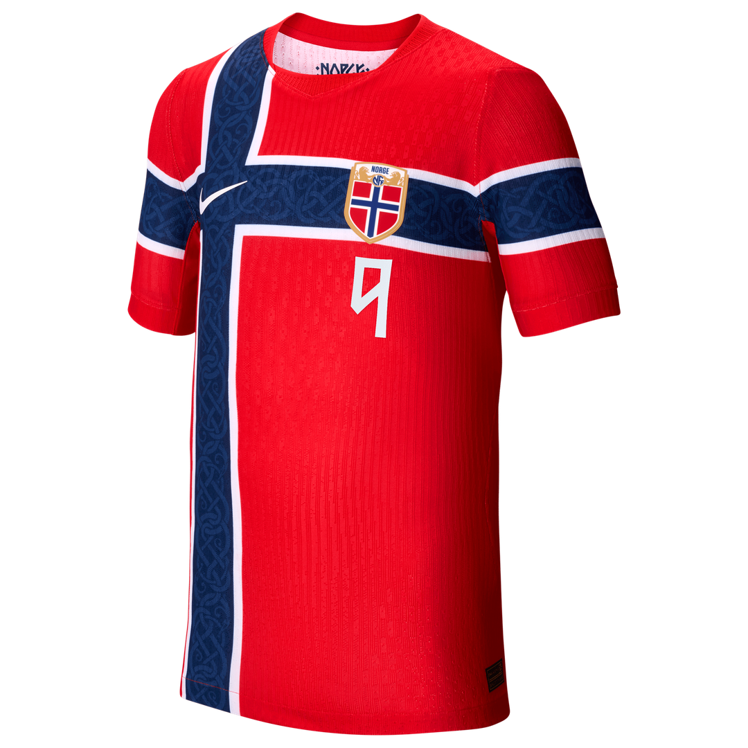 Erling Haaland Norway National Team Nike Youth 2026 Home Match Authentic Jersey - Red